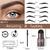 Kit, Sobrancelha Head Brow Stencil Kit, Sobrancelha Shaping, Long Lasting Stamp Kit - Belymara