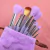 13 pçs conjunto de escova de maquiagem maquiagem corretivo escova blush pó som na internet