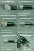 13 pçs conjunto de escova de maquiagem maquiagem corretivo escova blush pó som na internet