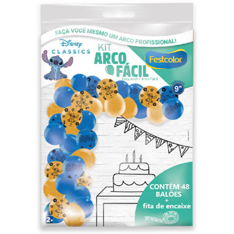 Kit Arco Fácil Stitch - 48 und - Festcolor