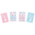 Quadros Decorativos Chá Revelação Azul e Rosa - 4 und