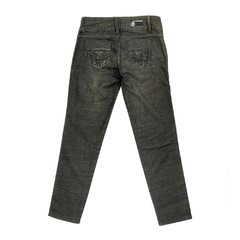 Cigarrete Jeans Preto com Bolso Bordado - Art Final - comprar online