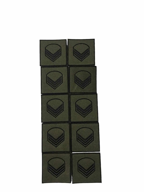 DIVISA BORDADA 3 SGT PADRÃO NOVO EB