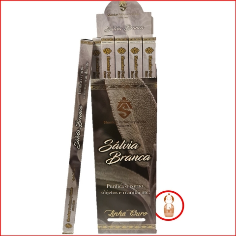 Incenso Sálvia Branca Shankar (Linha Ouro)