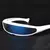 Novo Futurista Estreito Cyclops Óculos De Sol Laser Óculos UV400 Personalidade - Loja do Smith