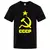 CCCP-Tops de algodão de manga curta para homens, camisas russas, União Soviét - comprar online