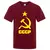 CCCP-Tops de algodão de manga curta para homens, camisas russas, União Soviét - loja online