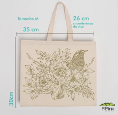 Ecobag Pássaros e Flores na internet