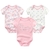 BodySuits 3/peças recém-nascidas unissex, estampas minimalistas
