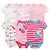 6 pçs/lote Body menina/menino bebê, com cores variadas 100% algodão - loja online