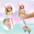 Original boneca barbie dreamtopia mágica sereia bonecas para meninas arco íris