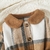 Casacos com cinto com design de botão xadrez para meninas - AURORA BABY BOUTIQUE