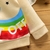 Moletom infantil com letras de foguete arco-íris/veículo estampado - comprar online