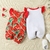 2 peças, macacões para bebês com estampas de melancia, delicado e fofo, ideal para o verão - comprar online