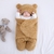 infantil recém-nascidos sacos de dormir novos itens do bebê cobertor envoltório inverno algodão pelúcia com capuz