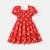 Vestido casual material super delicado, confortável com estampas de corações