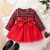 vestido xadrez infantil. Perfeito para ocasiões especiais ou até mesmo para um dia de diversão, delicado com manga longa e designer de laço na internet