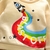 Moletom infantil com letras de foguete arco-íris/veículo estampado - comprar online