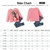 Conjunto de moletom rosa com estampa floral 2 peças feminino