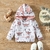2 peças de moletom com estampa de animal 95% algodão para bebê menina e moletom com capuz de manga comprida - AURORA BABY BOUTIQUE