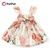 "Apresentamos com alegria nosso encantador vestido floral infantil, perfeito para encher sua pequena de delicadeza e charme!