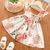 vestido de seda com estampa floral super agradável e delicado - comprar online