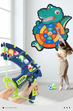 Montessori Throw Sport Slingshot Target Sticky Ball Dartboard Basketball Board G na internet
