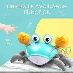 Brinquedos de caranguejo FUJÃO para bebês com música LED iluminam - ClickShop