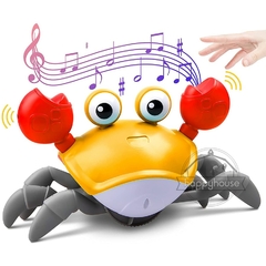Brinquedos de caranguejo FUJÃO para bebês com música LED iluminam - comprar online