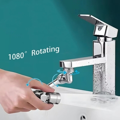 Imagem do Novo 2 modos de torneira de extensão rotativa de 1080 graus cabeça de pulveriz