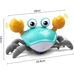 Brinquedos de caranguejo FUJÃO para bebês com música LED iluminam - ClickShop