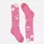 MEIA 3/4 Coelho Coração Rosa - loja online