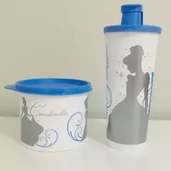 KIT CINDERELA C/ BICO 470ML + TUPPER REDONDINHA - Thatha Tupper Louca