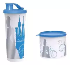 KIT CINDERELA C/ BICO 470ML + TUPPER REDONDINHA - comprar online