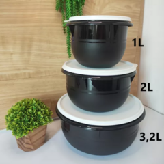 KIT BATEDEIRA - PRETO (1L + 2L + 3,2L) na internet