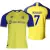 Camisa Al Nassr CR7 22/23 - Amarela e azul - Masculino Torcedor