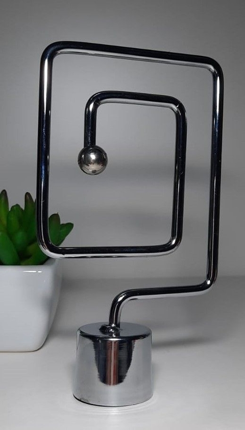 Ponteira espiral quadrada para varão de cortina