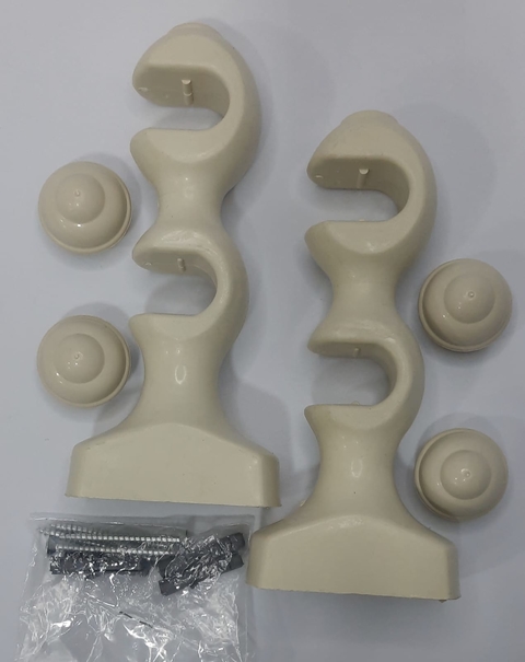 Suporte Compacto Duplo Para Varão de Cortina - Bella Arte
