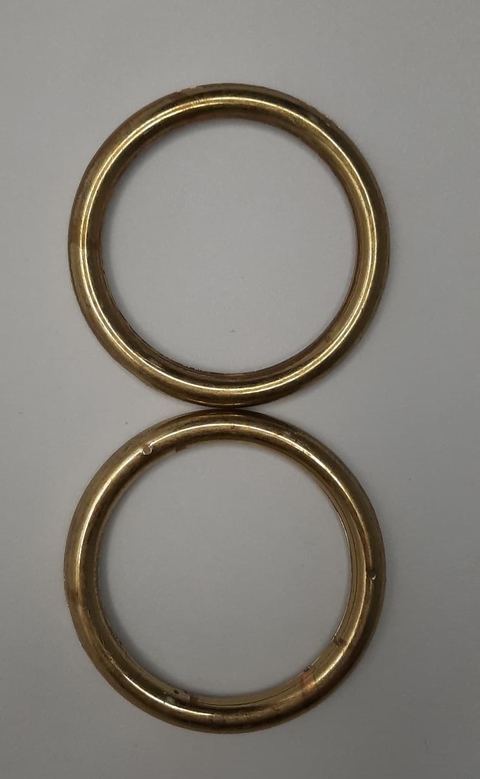 Argolas para cortinas - dourada