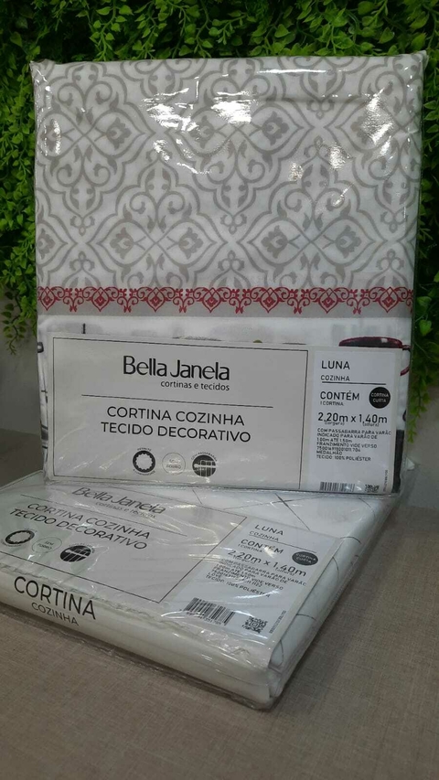 Cortina de cozinha - tecido decorado