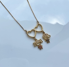 Colar Filhos - Ouro 18k