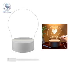 Quadro de mensagens com luz noturna LED, quadro de mensagens com caneta USB Power - loja online