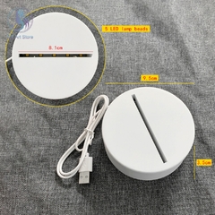 Quadro de mensagens com luz noturna LED, quadro de mensagens com caneta USB Power - comprar online