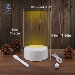 Quadro de mensagens com luz noturna LED, quadro de mensagens com caneta USB Power - La Belle Charme