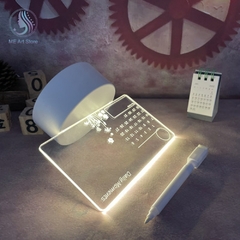 Quadro de mensagens com luz noturna LED, quadro de mensagens com caneta USB Power - La Belle Charme