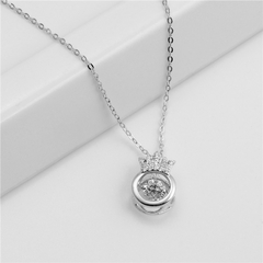 Colar Coroa de Zircônia - Ouro, Prata ou Rosé - comprar online