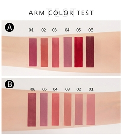 Conjunto de Batom Líquido Ultra Matte Veludo À Prova D' Água