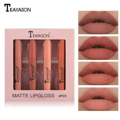 Conjunto de Batom Líquido Ultra Matte Veludo À Prova D' Água - La Belle Charme