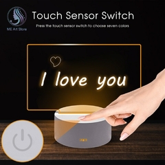 Quadro de mensagens com luz noturna LED, quadro de mensagens com caneta USB Power na internet