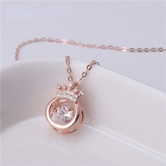 Colar Coroa de Zircônia - Ouro, Prata ou Rosé - comprar online